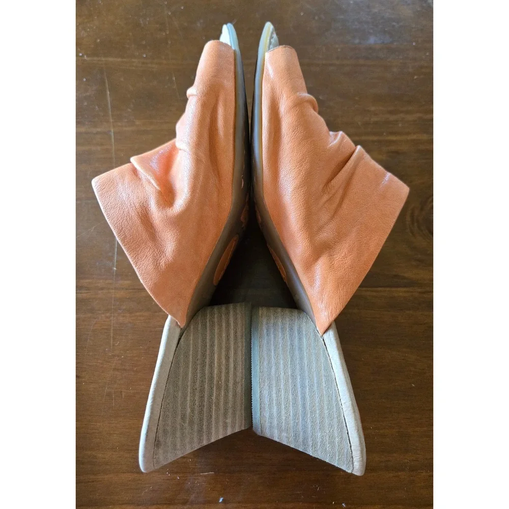 Born orange leather
